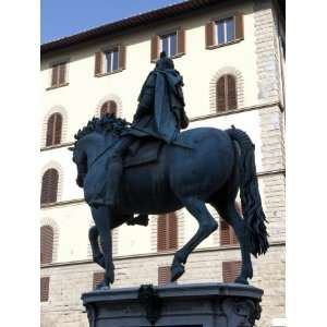Statue of Cosimo I De Medici, Piazza Della Signoria, Florence, Tuscany 