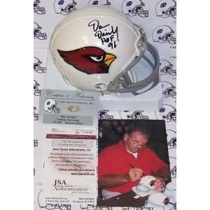 Dan Dierdorf Signed Arizona Cardinals Mini Helmet