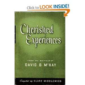  Cherished Experiences David O. McKay Books