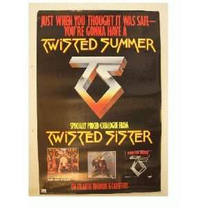  Twisted Sister Poster Summer Dee Snider 