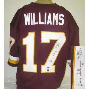 Doug Williams Autographed/Hand Signed Maroon Redskins Jersey