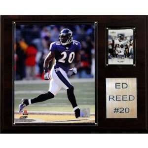  NFL Ed Reed Baltimore Ravens Player Plaque
