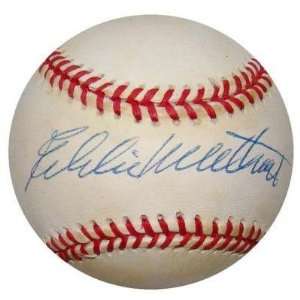 Eddie Mathews SIGNED AUTOGRAPHED Official NL Baseball   Autographed 
