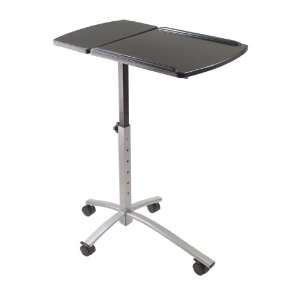  Winsome Eric Laptop Cart, Adjustable Height with Metal Leg 