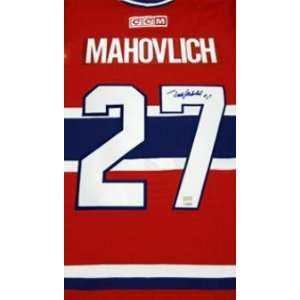 FRANK MAHOVLICH Montreal Canadiens autographed Hockey Jersey