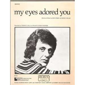  Sheet Music My Eyes Adore You Frankie Valli 173 