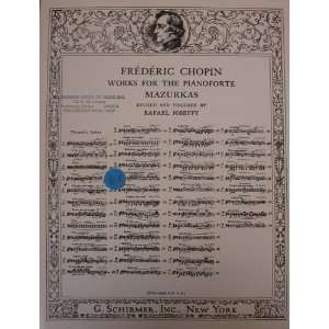 com Frederic Chopin Works for the Pianoforte Cinq Mazurkas Frederic 