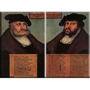  Portraits of Johann I and Frederick III the wise, Electors 