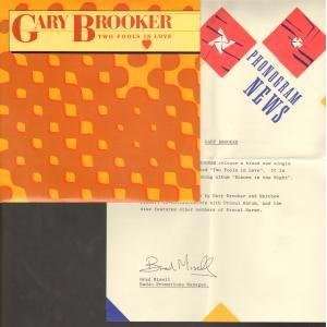   IN LOVE 7 INCH (7 VINYL 45) UK PHONOGRAM 1985 GARY BROOKER Music