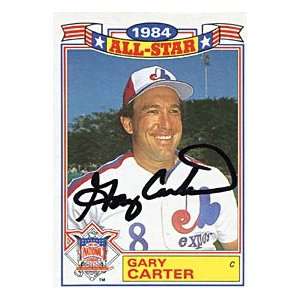 Gary Carter Autographed / Signed 1985 Topps Card