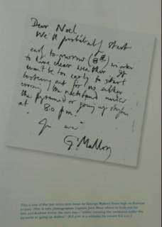   of the last notes written by George Mallory on Everest in June 1924
