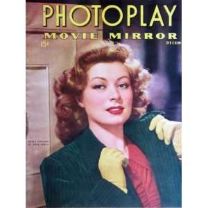 Photoplay Greer Garson cover Magazine December 1942 Photoplay  