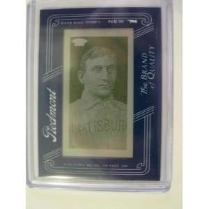  2009 T 206 Honus Wagner Yellow Printing Plate Everything 