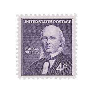  #1177   1961 4c Horace Greeley U. S. Postage Stamp Plate 