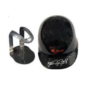 Javy Lopez Baltimore Orioles Autographed Mini Helmet