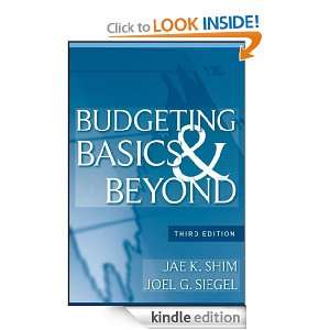 Budgeting Basics and Beyond Joel G. Siegel  Kindle Store