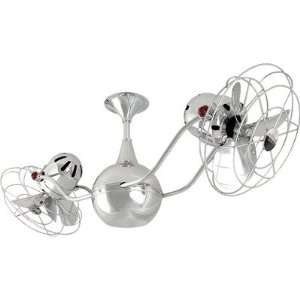   Bettina Ceiling Fan with Metal Blades Finish White