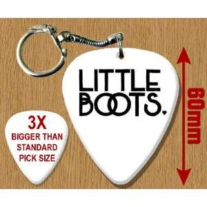  Little Boots BIG Guitar Pick Keyring Musical Instruments
