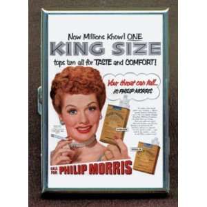 LUCILLE BALL 50s RETRO FUN CIGARETTE AD ID CASE WALLET