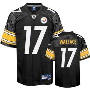 Mike Wallace #17 Pittsburgh Steelers (Lg) Onfield Authentic Black 