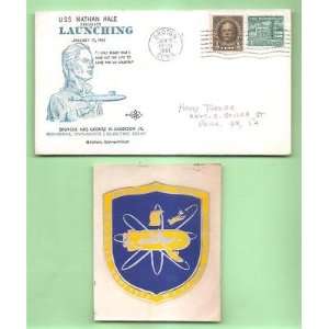  Postage US FDC1963 Nathan Hale LaunchGroton Conn 