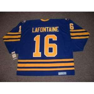 PAT LAFONTAINE Buffalo Sabres 1992 CCM Vintage Throwback Away Hockey 