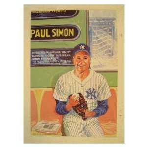 Paul Simon Poster Handbill Live At The Fillmore Yankees