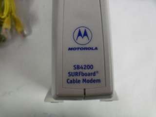 MOTOROLA SURFOARD CABLE MODEM MODEL SB4200 612572059067  