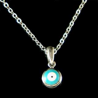   Sided Petite ~Evil Eye~ Protection Ward Off Pendant Chain Necklace