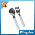 royal doulton bunnykins spoon and fork set silver bunny design