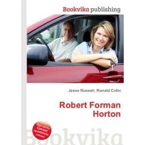 Robert Forman Horton Ronald Cohn Jesse Russell  Books