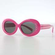 Jumping Beans Checkered Round Sunglasses   Girls