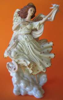 LENOX Millennium Messenger Angel Figurine Ivory WOW  