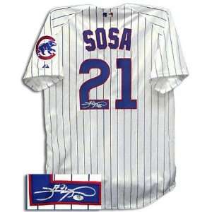 Sammy Sosa Autographed Jersey  Details Chicago Cubs, Home