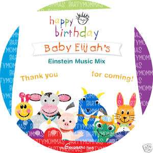 BABY 1st First Birthday Party CD Music Labels  