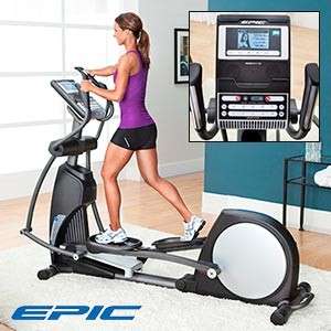 Epic EL 1710 Elliptical Power Stride Intensity Ramp Quick touch In 