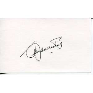  Seve Ballesteros Masters Champ PGA Signed Autograph JSA 