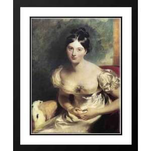 Lawrence, Sir Thomas 28x36 Framed and Double Matted Margaret, Countess 
