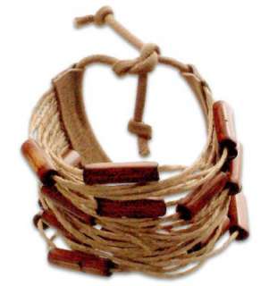 BROWN  Brazil Artisan Handcrafted Jewelry Bracelets 