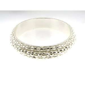   Hospital   Lulu Spencer   Silver Spinner Bangle Bracelet Jewelry