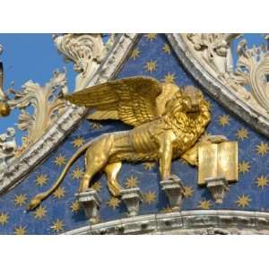  Detail of St. Marks Basilica in St. Marks Square, Venice 