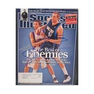 Steve Nash & Dirk Nowitzki autographed Sports Illustrated Magazine 