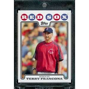   Terry Francona   Manager   MLB Trading Card   In Protective Display