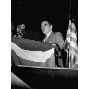  Thomas E. Dewey Speaking from the Podium During the 