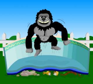 SUPER STRONG GORILLA FLOOR PADDING FOR ABOVE GROUND SWIMMING POOLS 