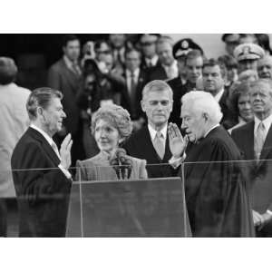  Chief Justice Warren Burger Administers the Oath of Office 