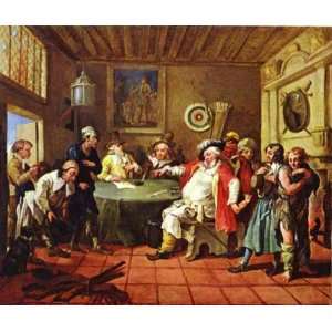  FRAMED oil paintings   William Hogarth   24 x 20 inches 