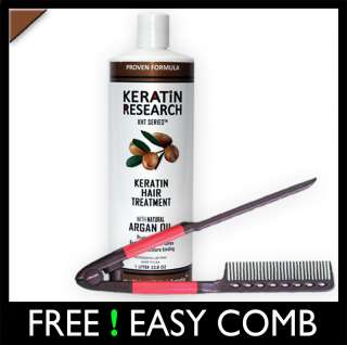 Brazilian Keratin complex hair treatment 1 liter + free Easycomb 