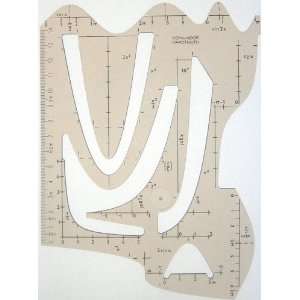   Curves Drawing Template Stencil Sine Cosine Tangent