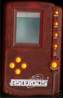 Electronic handheld ASTEROIDS game by MGA (Micro Games of America 